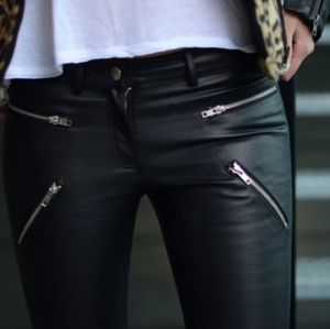 Zara leather pants